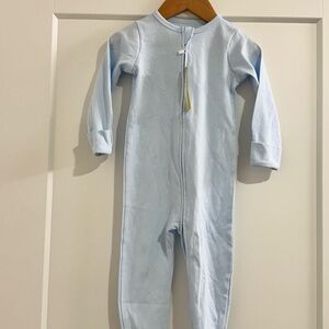 Sky Blue Kids Footie Pajamas